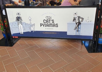 Cafe Barrier Cats Pyjamas