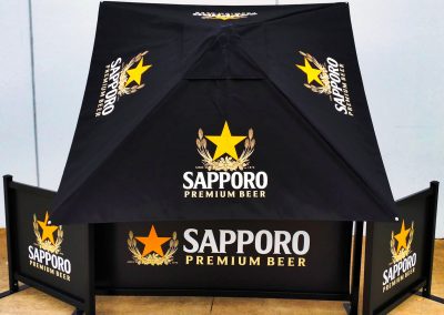 Sapporo Market Umbrella and Cafe Barriers