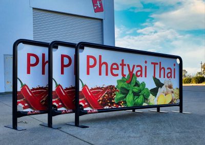 Phetyai Thai Cafe Barriers