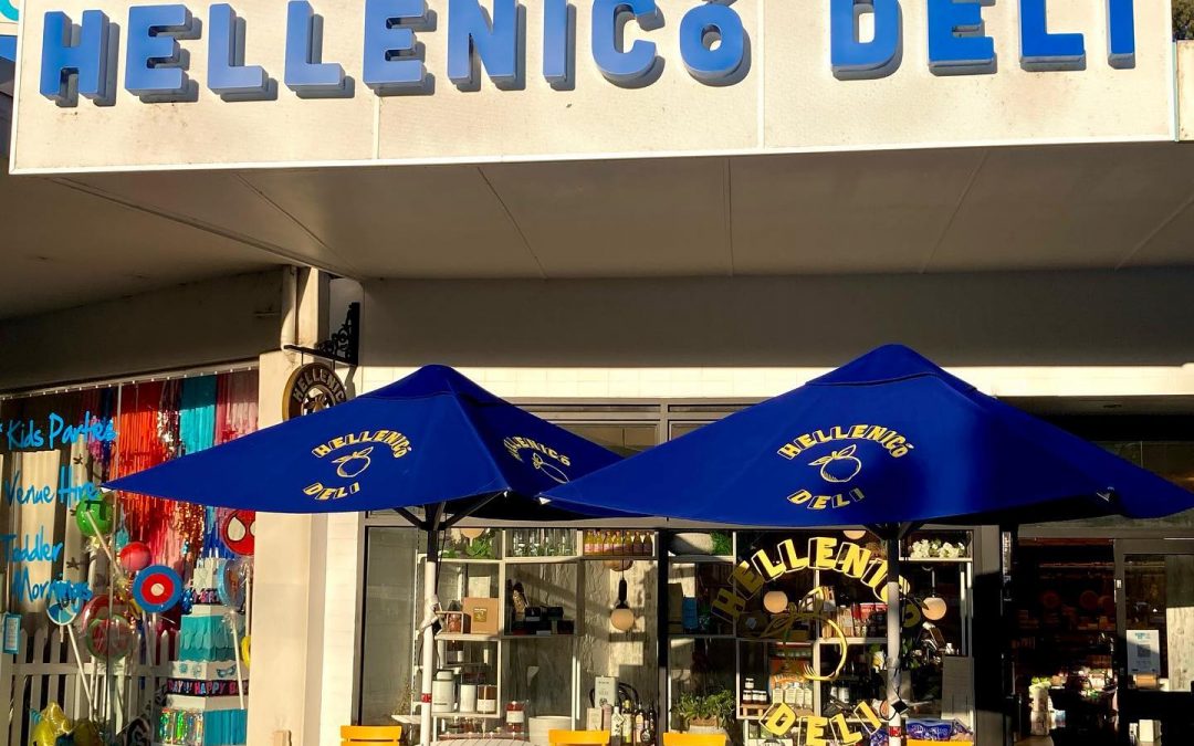 HelleniCo Deli Umbrellas and Barriers